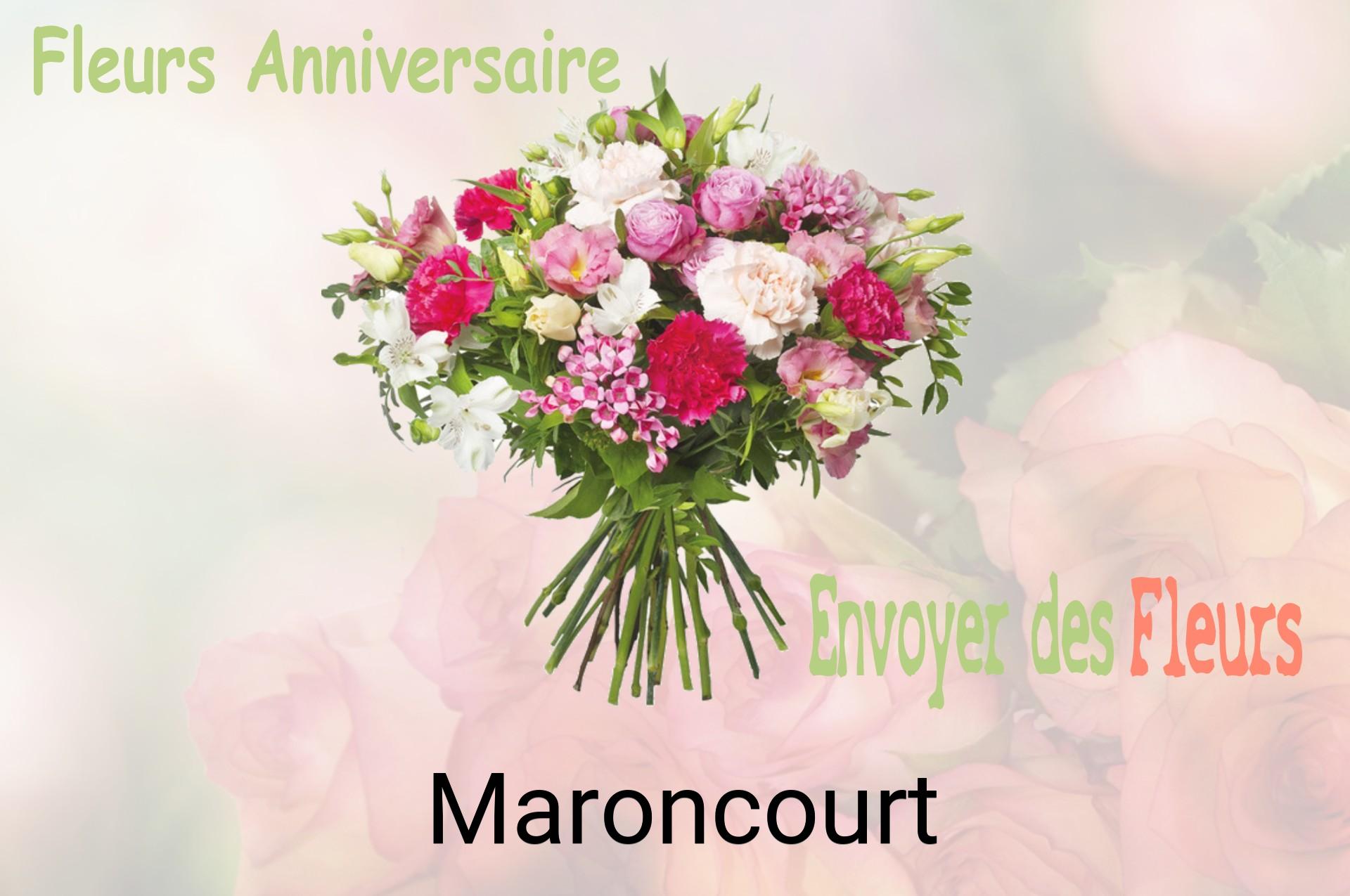 Bouquet de fleurs d’anniversaire livré à Maroncourt