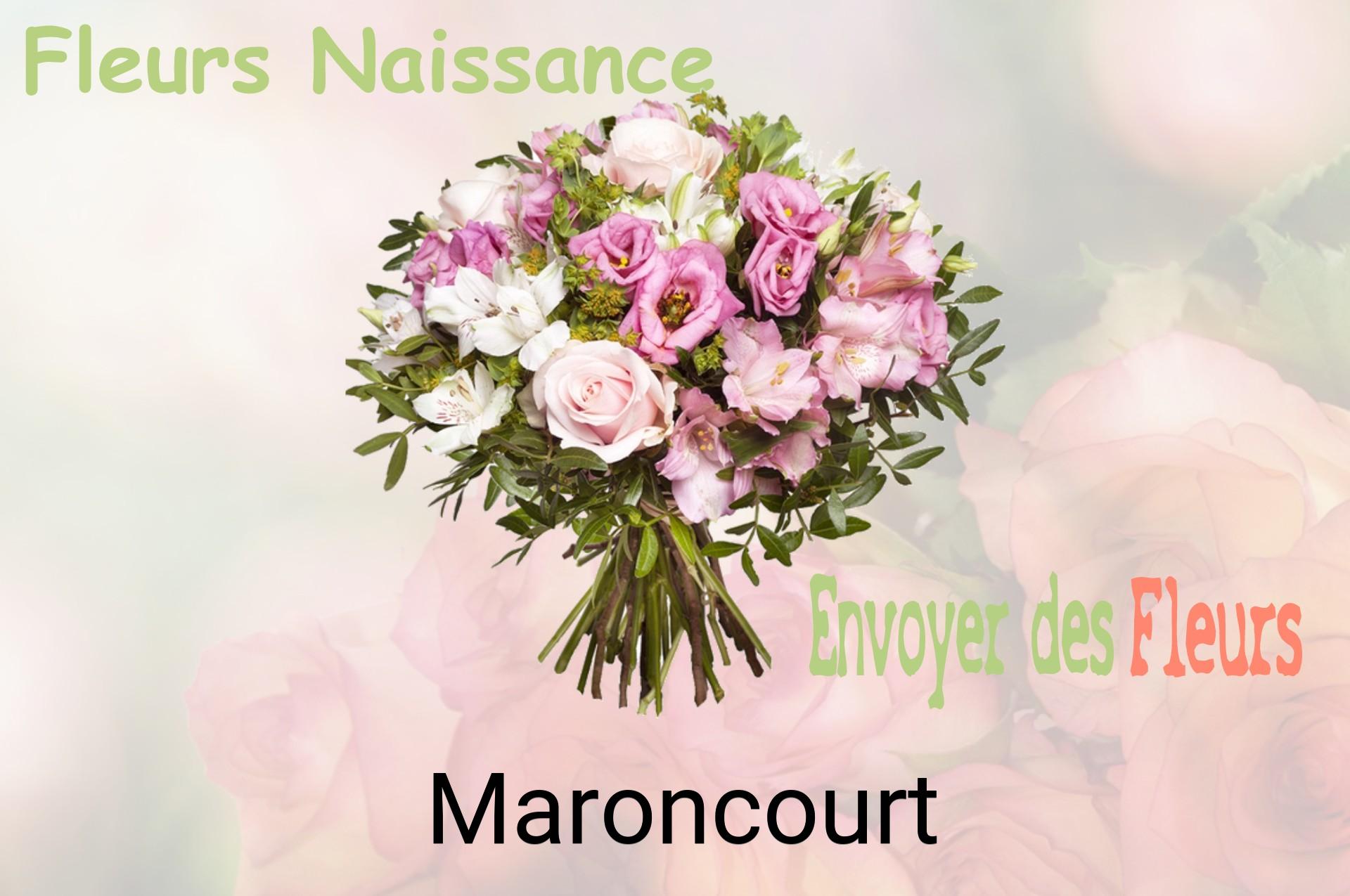 Bouquet de fleurs de naissance livré à Maroncourt